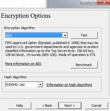 Step 2 krypter nyt vol encrypt opt