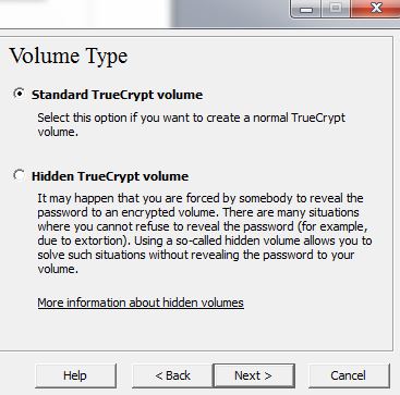 Step 2 krypter nyt vol std